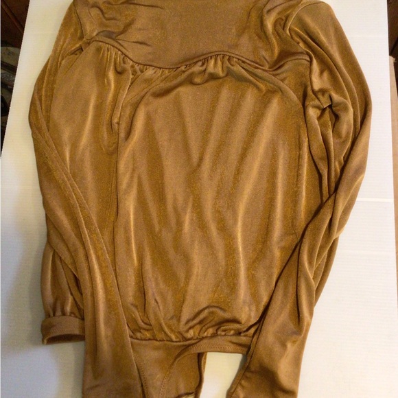 NEW! Free People turnt bodysuit marigold mustard - Picture 4 of 8